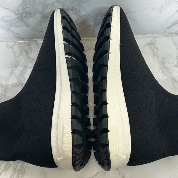 Prada Black Knit High-Top Sneakers - Picture 6 of 16